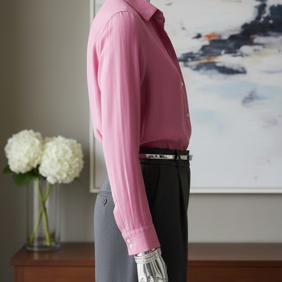 Frank & Eileen Pink Button Down Shirt - Picture 3 of 9